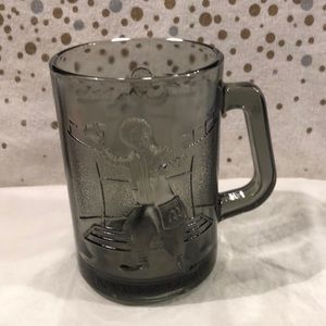 Vintage McDonalds smoke glass mug.